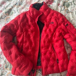 The North Face Red and Gray Jacket